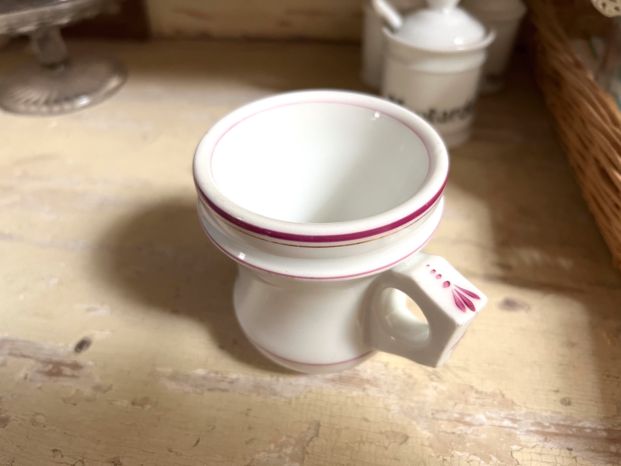 ナポレオン三世時代の ブリュロ カップ フレンチアンティーク ブロカント