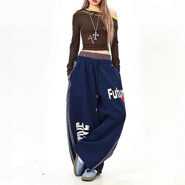 ロゴアクセントストリートスウェットパンツ
2col R01590