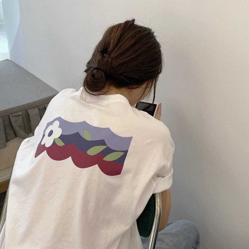 ルーズTシャツ シャツ サマースタイルトップス 夏物 YY-ファッション30736882028