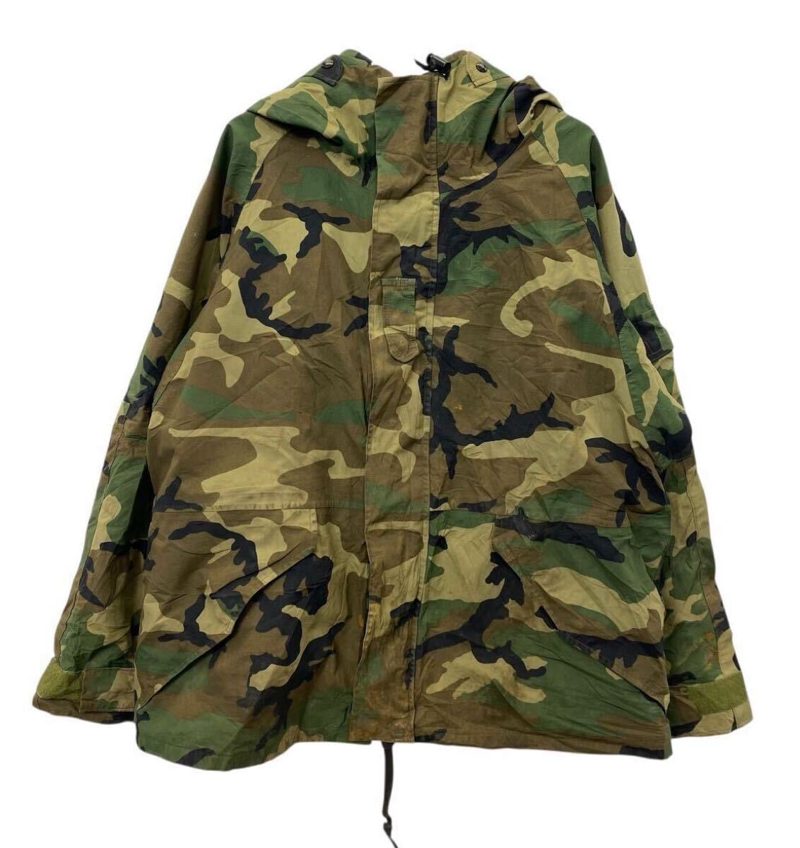 SUPREME SPELLOUT EMBROIDERED RIPSTOP TRACK JACKET-WOODLAND CAMO