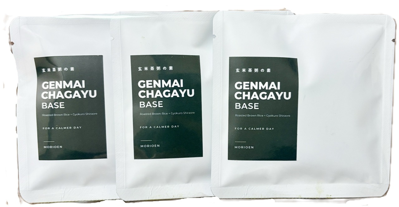 玄米茶粥の素　3ｇ×3個入り　GENMAI CHAGAYU BASE