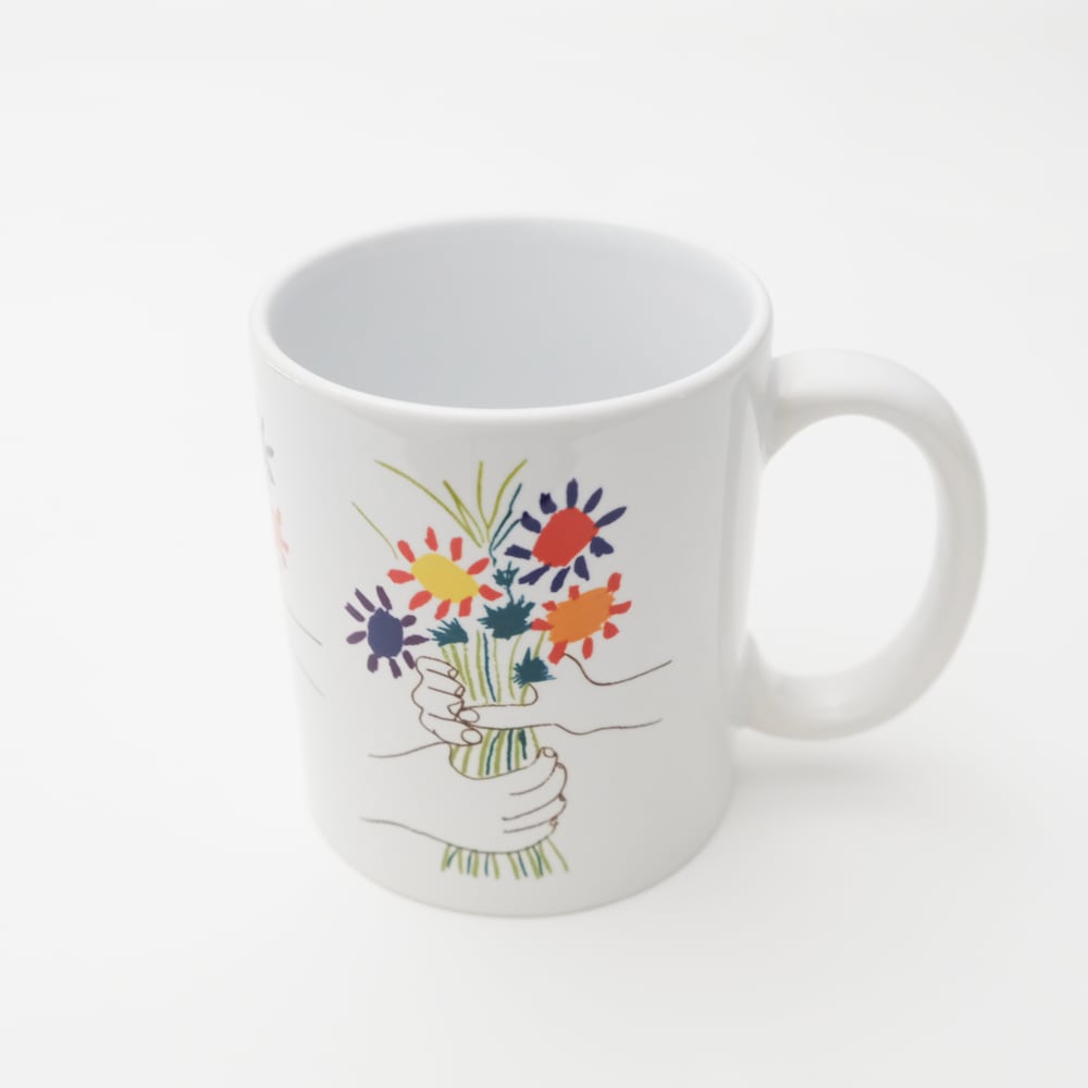 WEB限定】ピカソ マグカップ 花束を持つ手(ブーケ) | hmm, by WEB限定】ピカソ マグカップ 花束を持つ手(ブーケ) | hmm, by