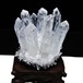 水晶 クラスター 水晶 原石 台座付属 一点物 182-8333