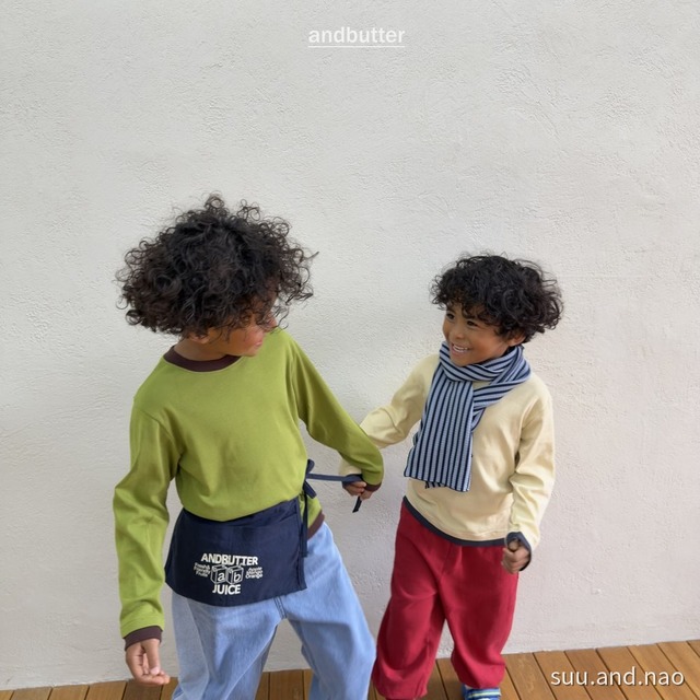 取寄：ANDBUTTER キャンディ配色Tシャツ/Jr※送料無料