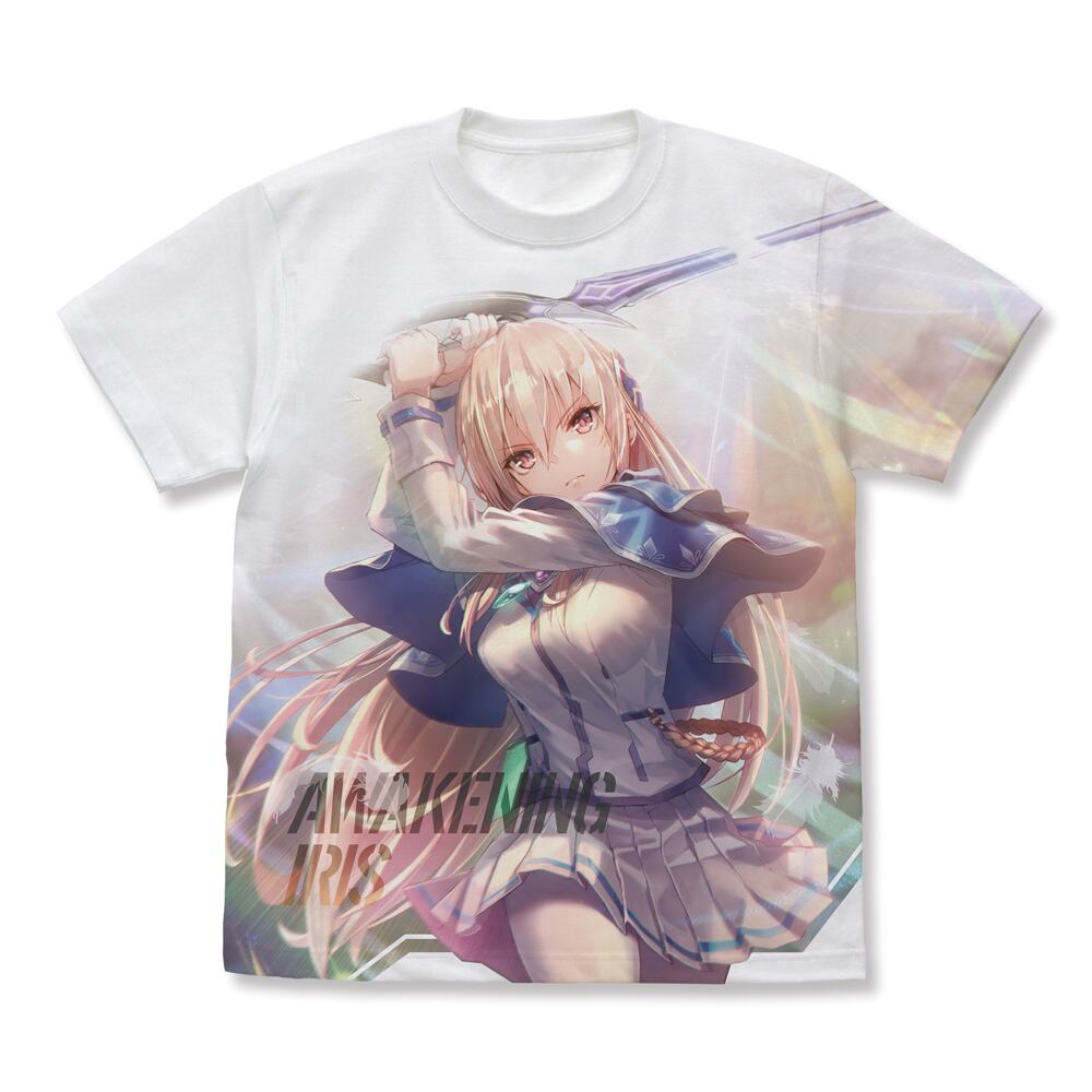 ヘブンバーンズレッド 白河ユイナ Awakening Iris フルグラフィックTシャツ/WHITE-S/M/L/XL