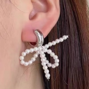 Pearl ribbon pierce　RW0584
