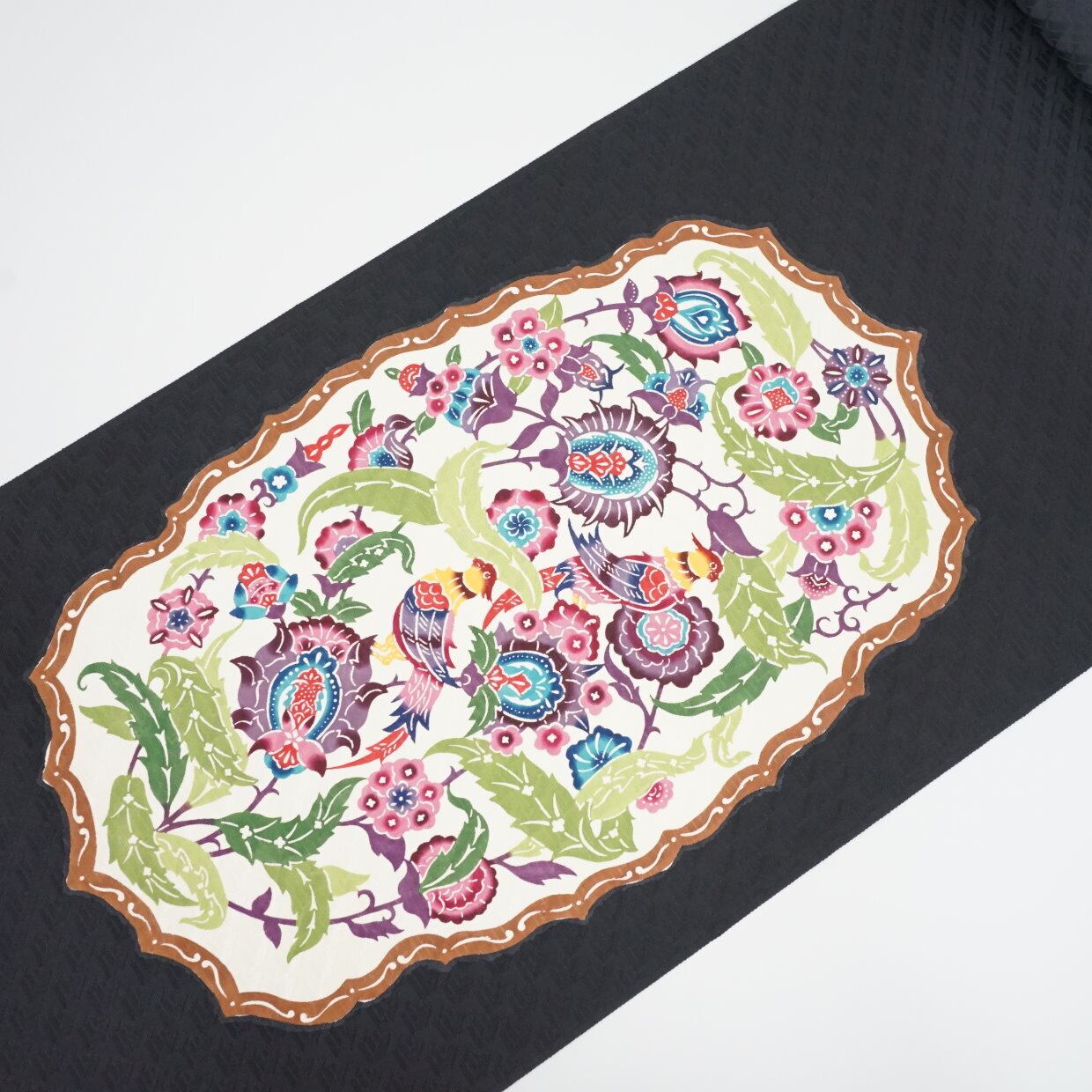 本紅型【びんがた工房くんや】宜保 聡作 花鳥図紋様 | Pay ID