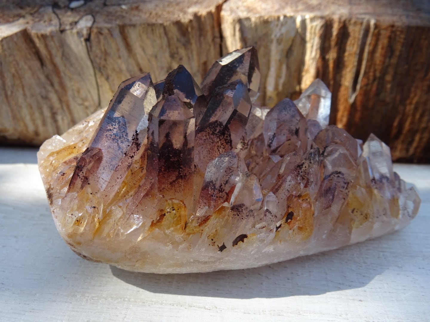 サンセットファントムクリスタル（クラスター） ~Sanctuary of Red