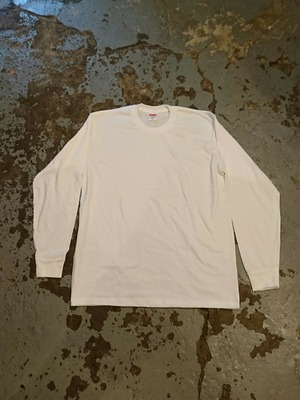 Supreme L/S TEE "White Color"