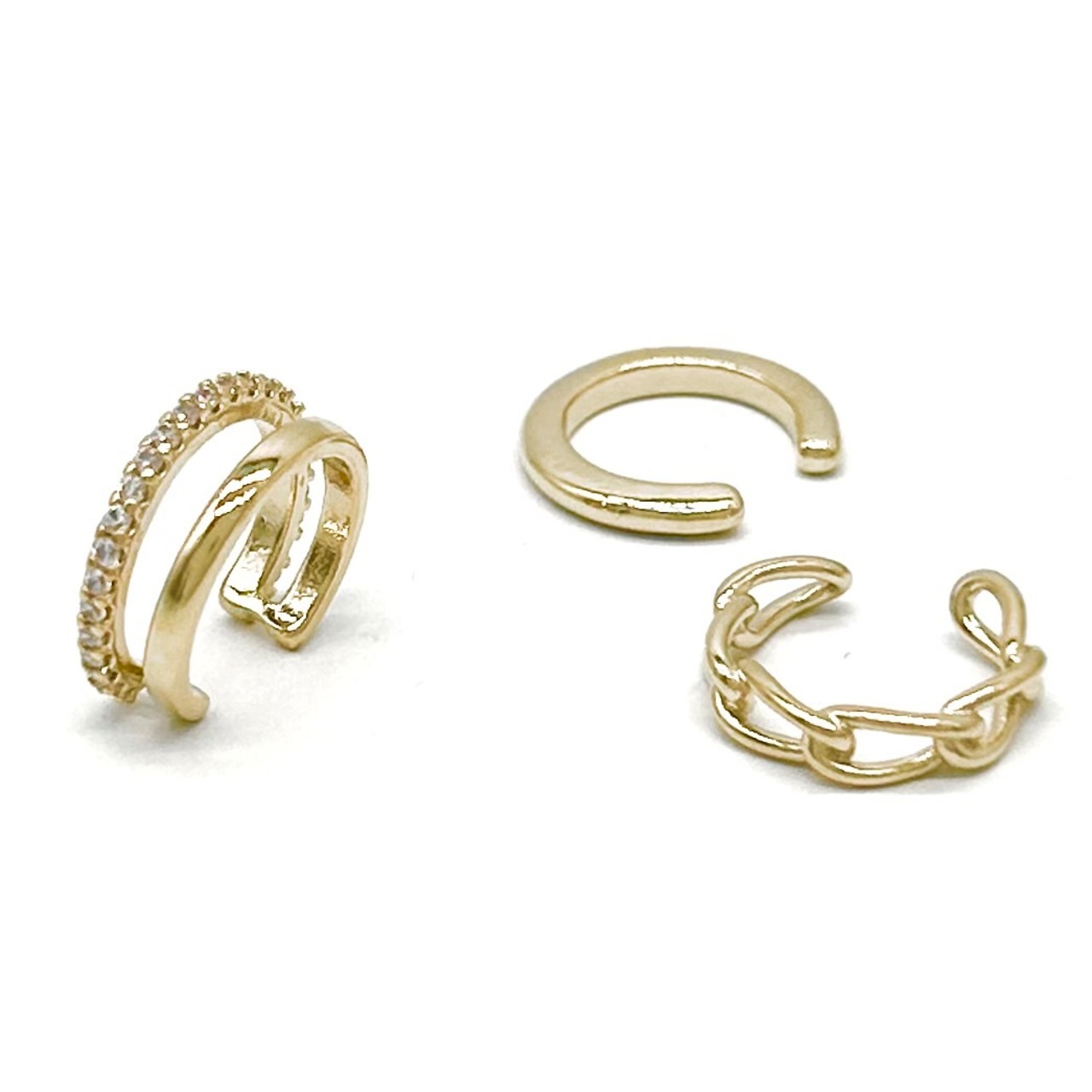 イヤーカフ：ツインライン　IMPRESSION　イヤカフ