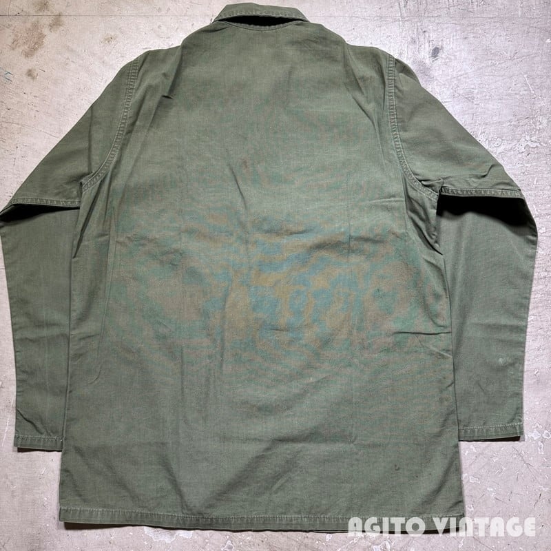 60's~ U.S.ARMY コットンポプリンユーティリティージャケット 筒袖