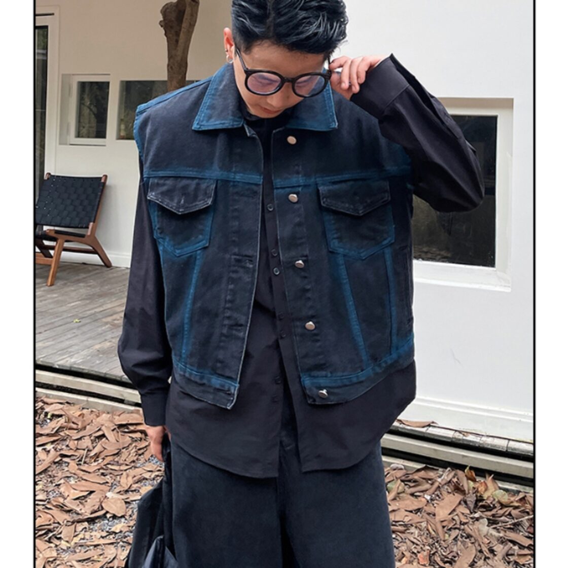 デニムシャツ メンズ 長袖 シャツ おしゃれ カジュアルシャツ トップス 