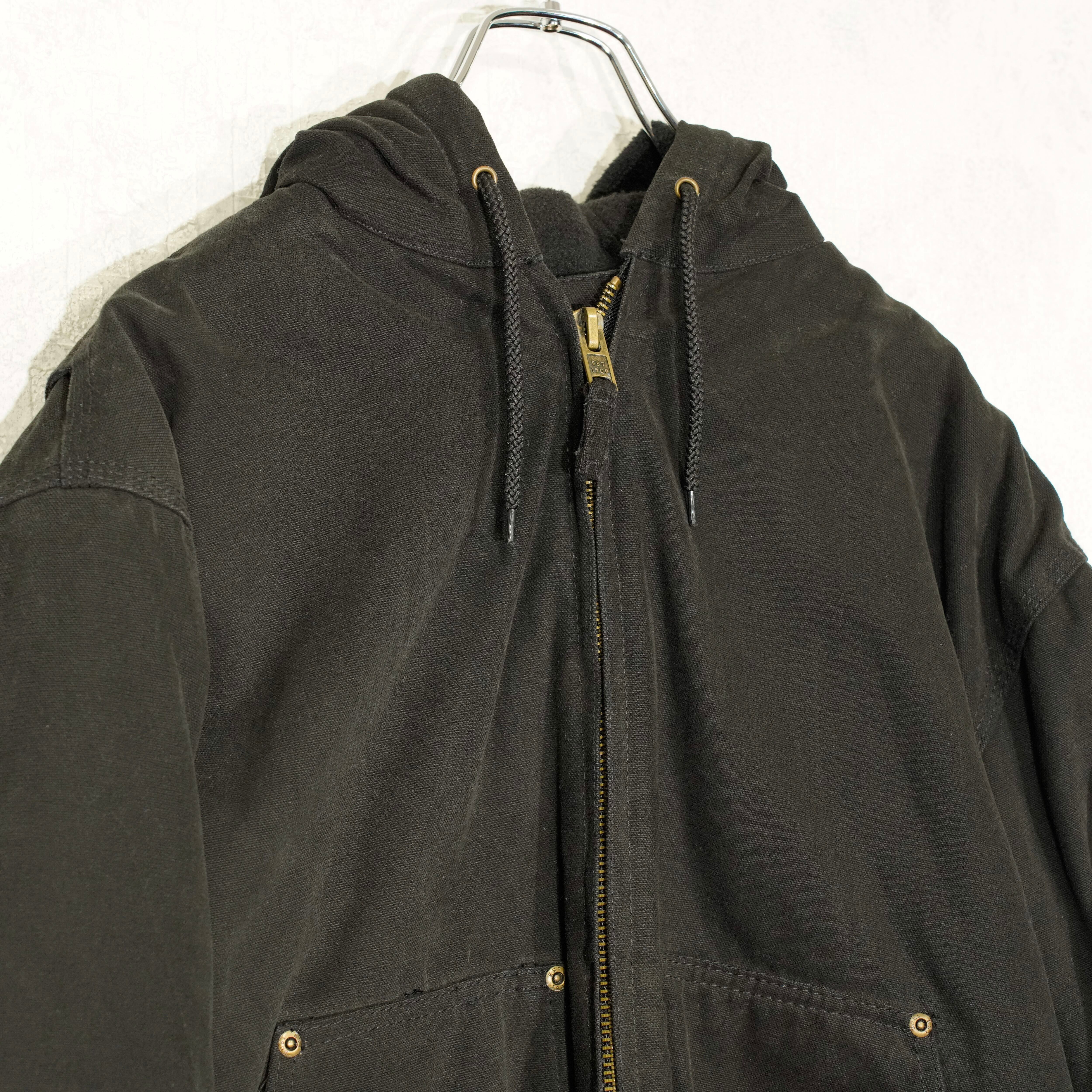 USA VINTAGE POLAR KiNG HOODIE ZIP UP DUCK BLOUSON/アメリカ古着 