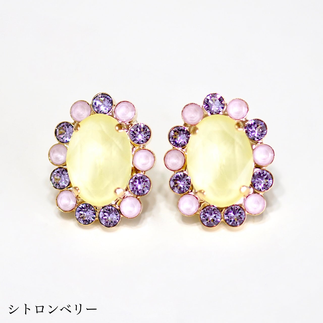 ロココキャンディ オーバルピアス | MAKI NUMOTO (マキ ヌモト
