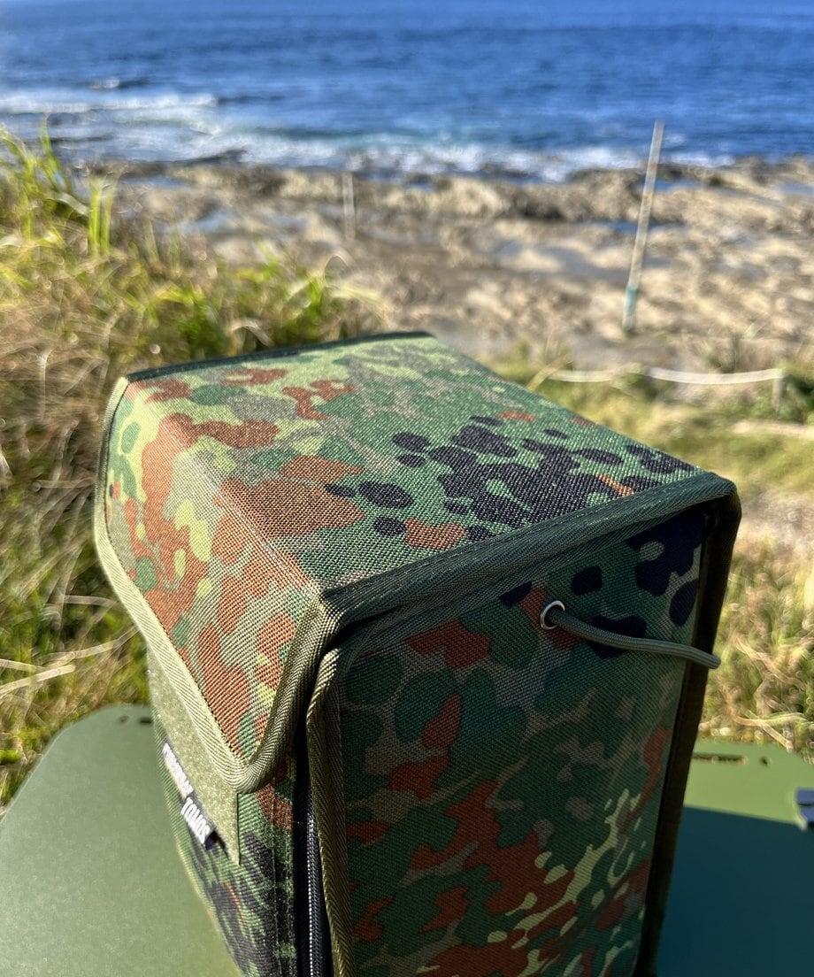 TOMOSオリジナルランタンケース ドイツ軍用迷彩柄 Sサイズ
