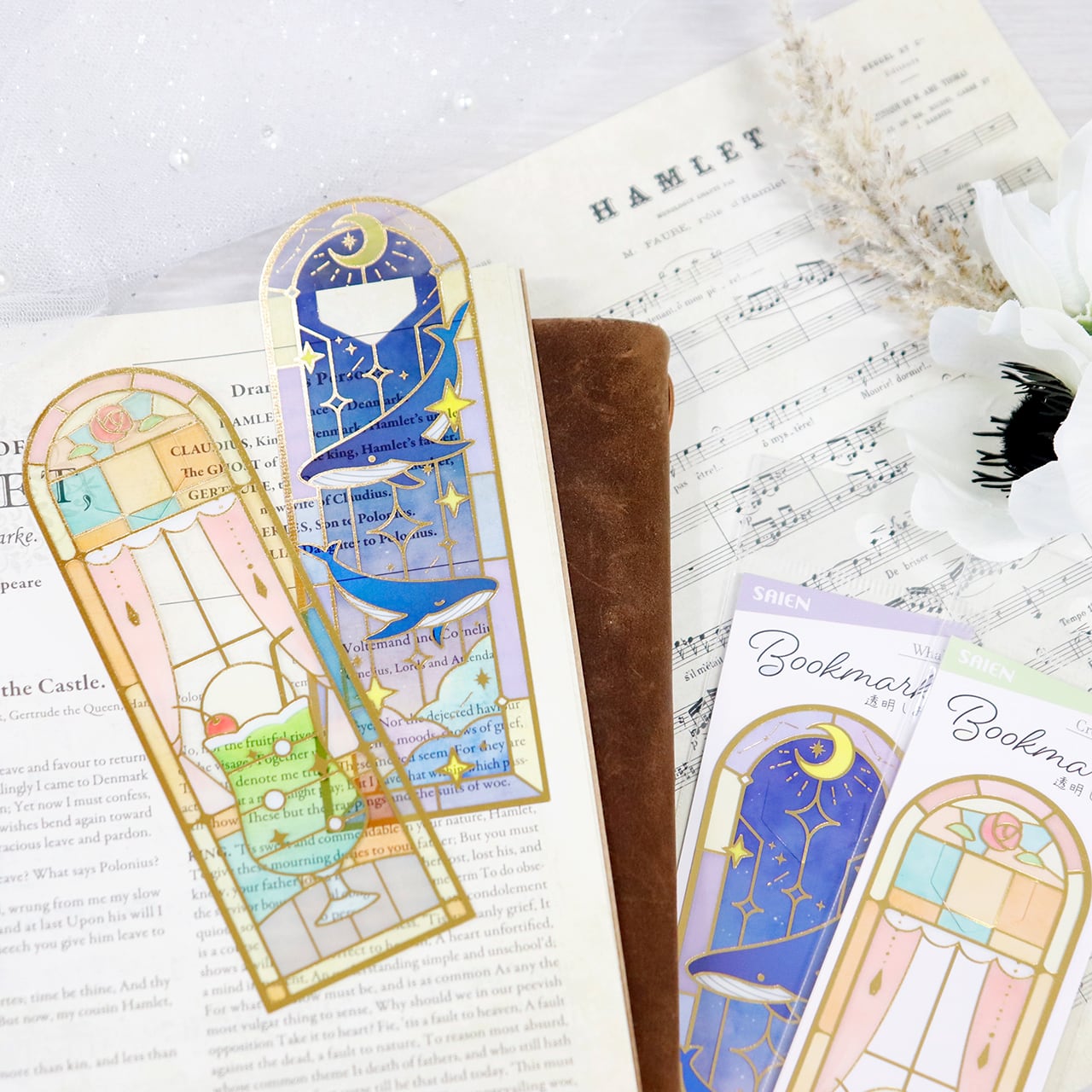 SAIEN☆透明しおり☆Whale☆D-1001 | SAIEN