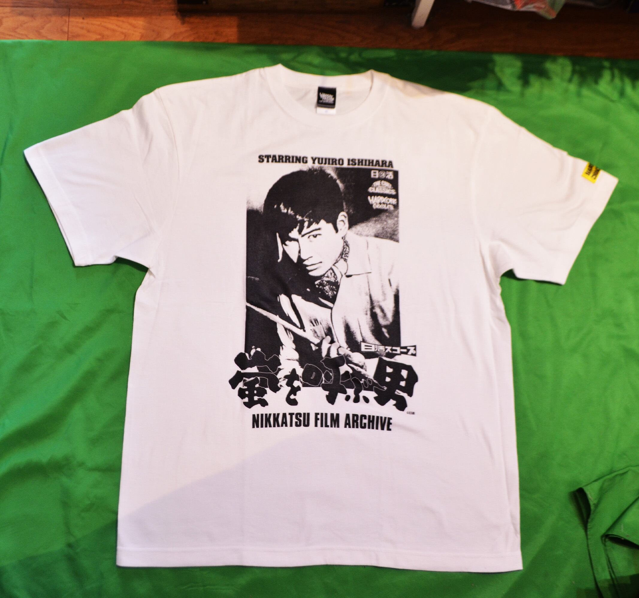 ハードコアチョコレート 嵐を呼ぶ男 石原裕次郎 Tシャツ 新品 XL