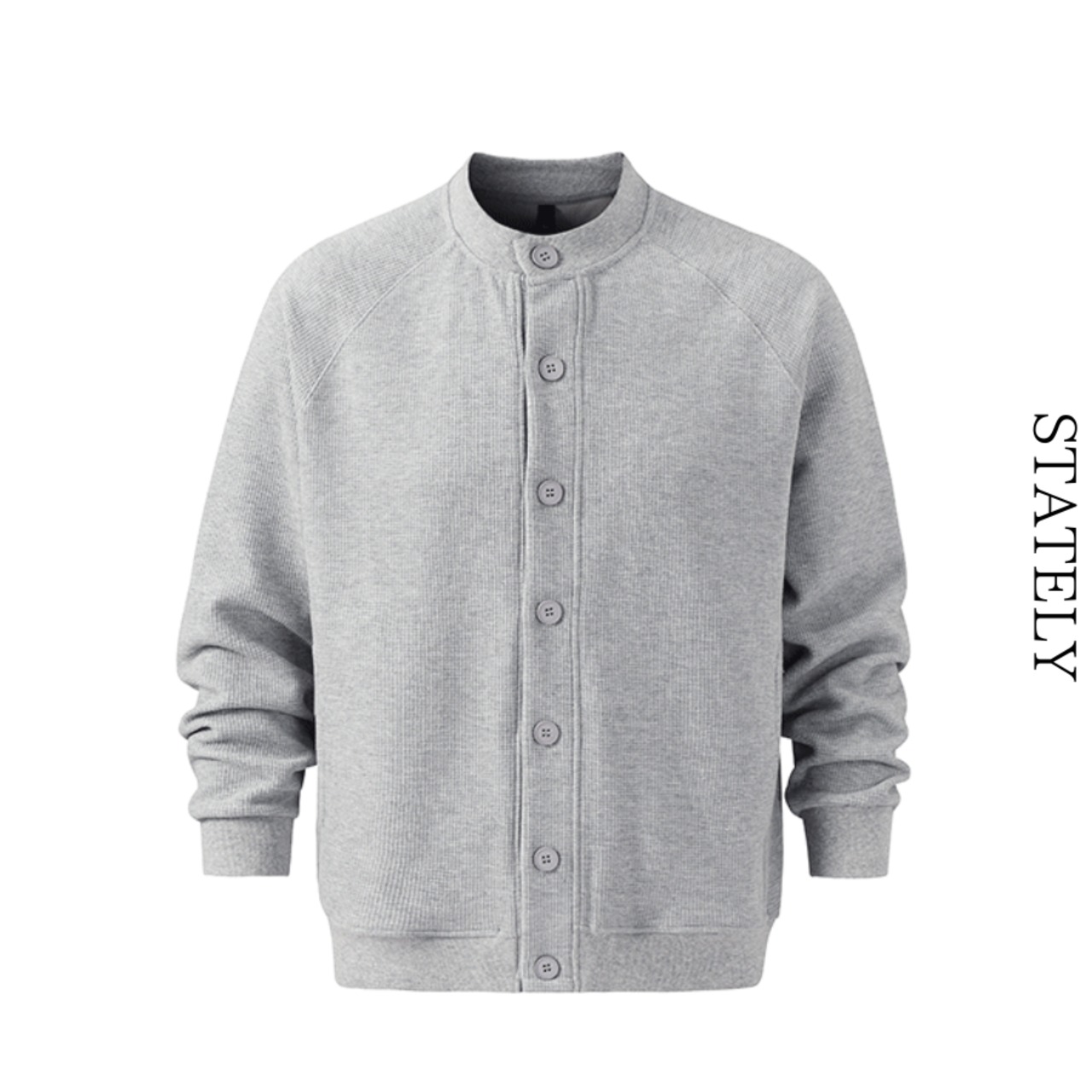 Minimal Waffle カーディガン/2color _T105・画像3