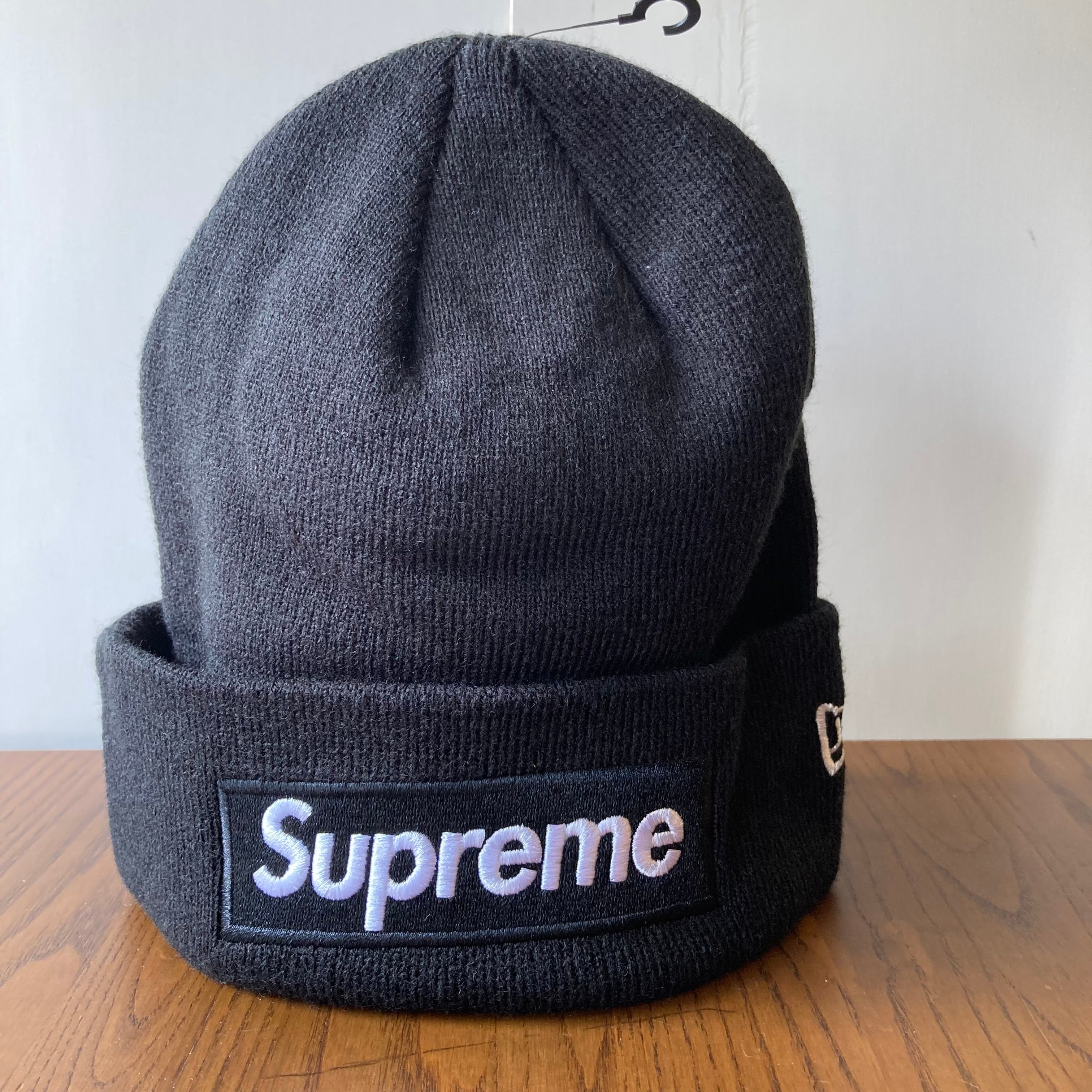 Supreme New Era Box Logo Beanie ブラック  黒