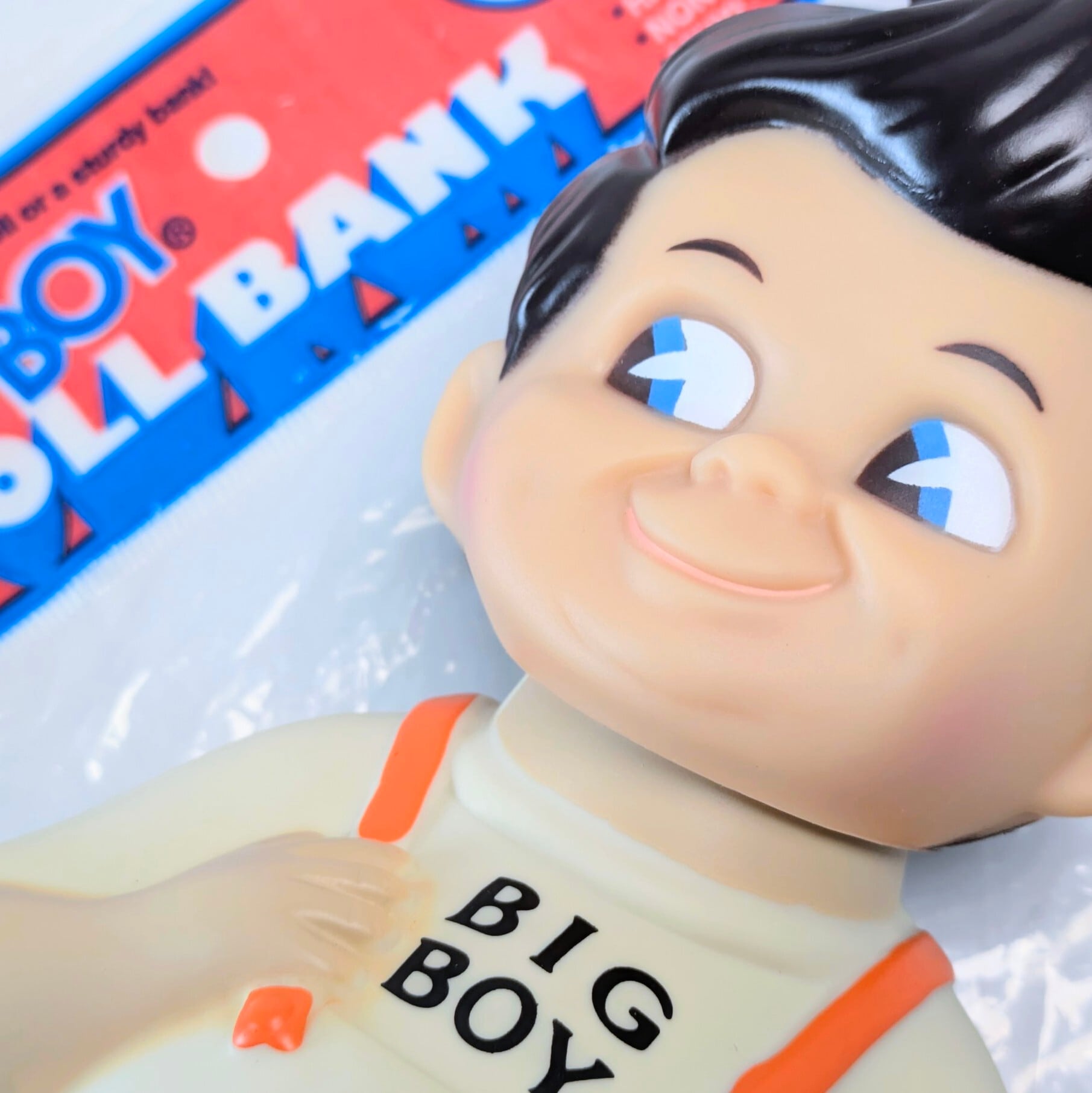【 BIGBOY ( ビッグボーイ ) 】ボビーくん / ソフビバンク / 貯金箱〚アメリカン雑貨 アメトイ〛