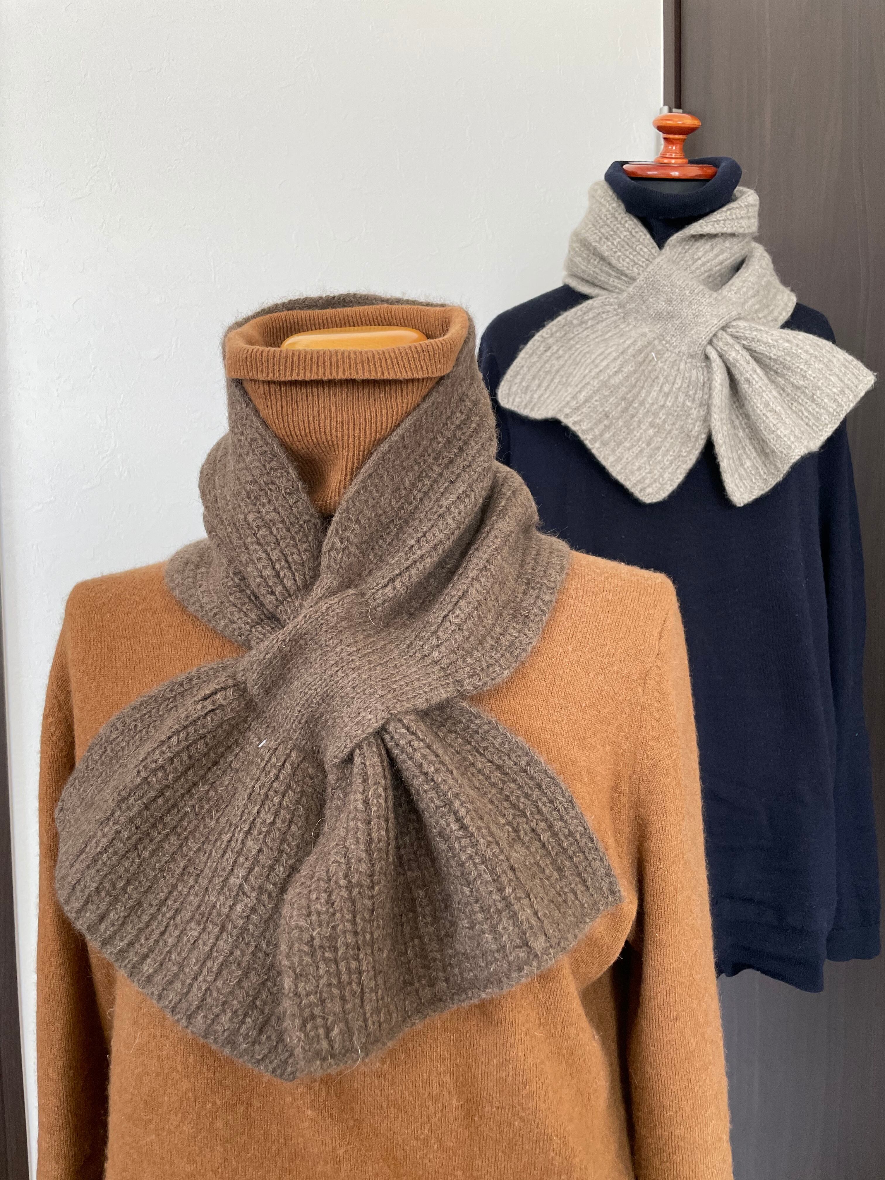 R&D.M.Co-】WOOL GUNCLUB CHECK MUFFLER［no.7201］ウールガンクラブ