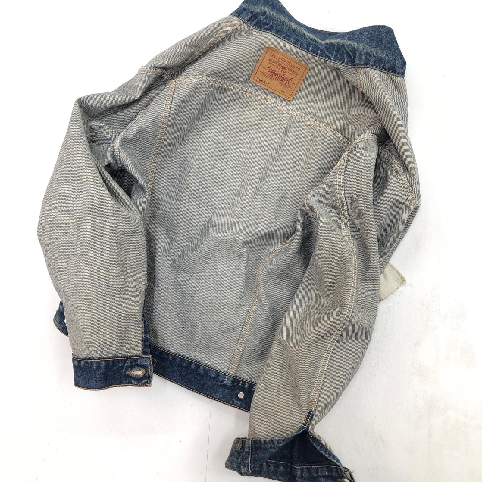 80s USA製 リーバイス 70506 42 4ポケット デニムジャケット LEVI'S リーバイス 80年代 USA製 70506- 0217 4ポケット デニム