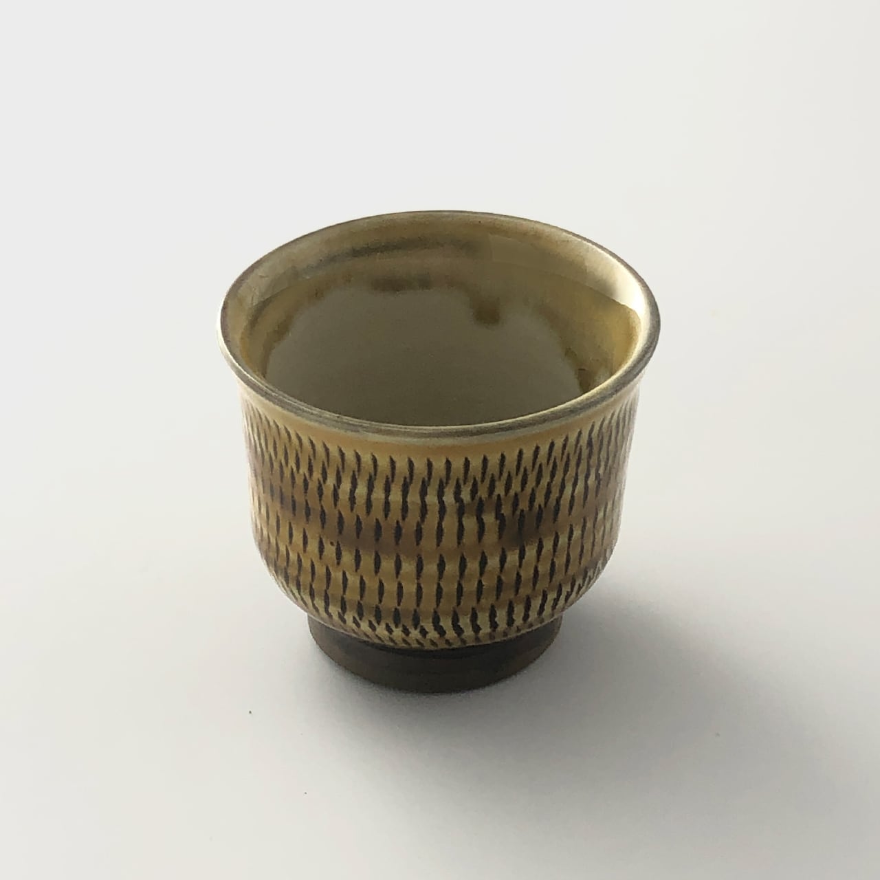 京焼 白釉 ろくろ目 ぐい呑み 小鉢 向付 作家物 酒器 【公式通販】