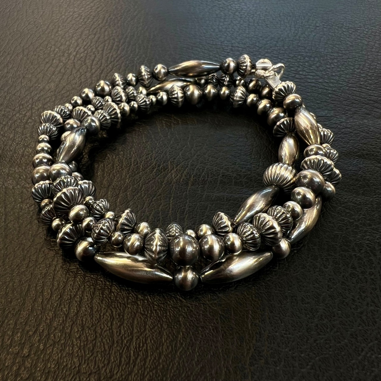 ブライト（Bright）2Wayブレスレット（Wave All Silver 2Way) 60cm - 1