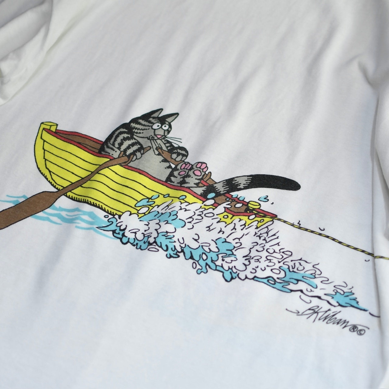 crazy shirt Kliban Cat print tee