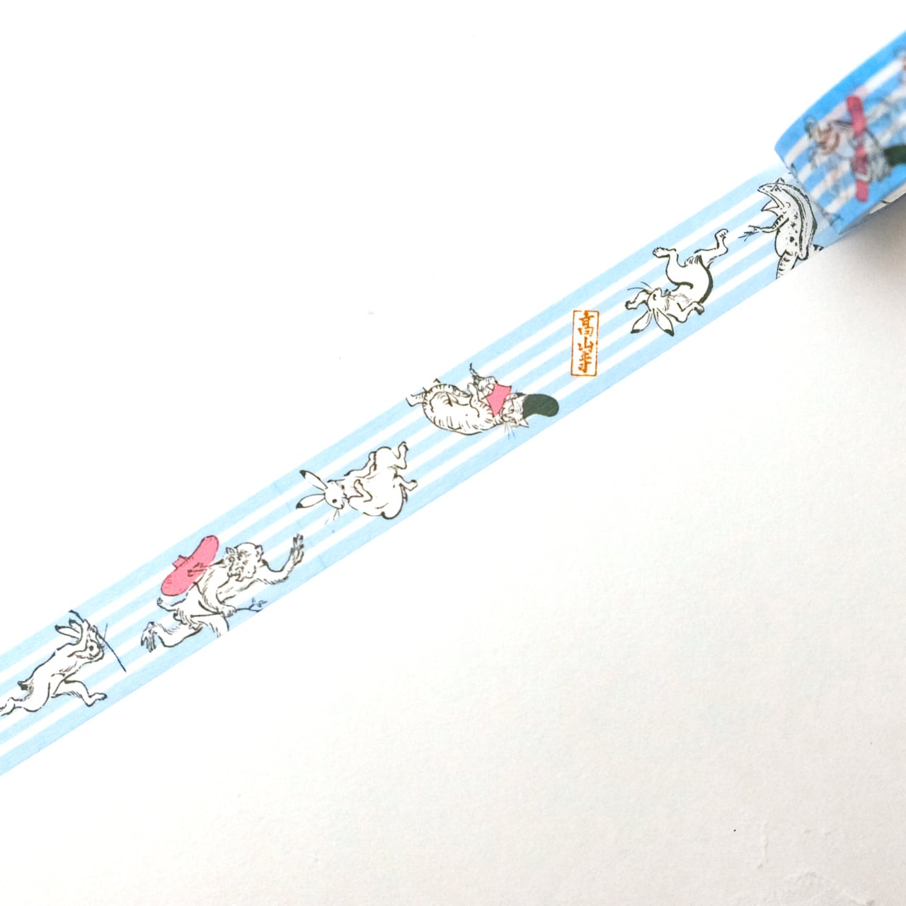 鳥獣戯画 マスキングテープ 水色 | hmm, by 東京都美術館ミュージアム