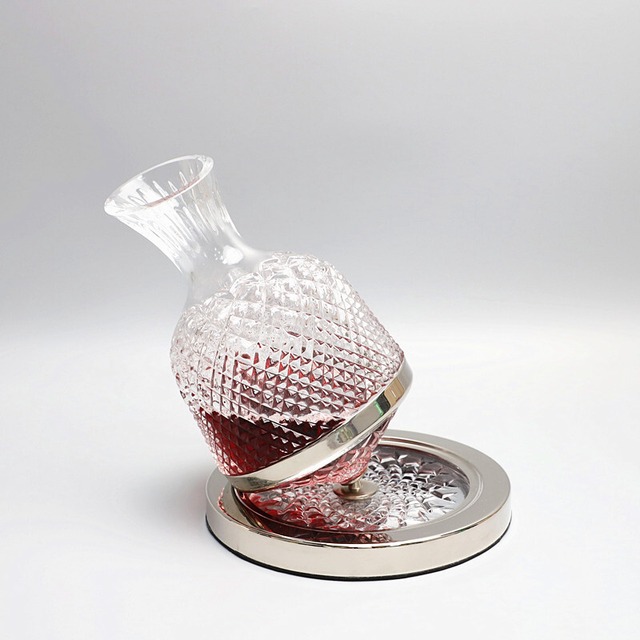 北欧風 クリエイティブグラス 回転ワインセット デコレーション 小さな置物