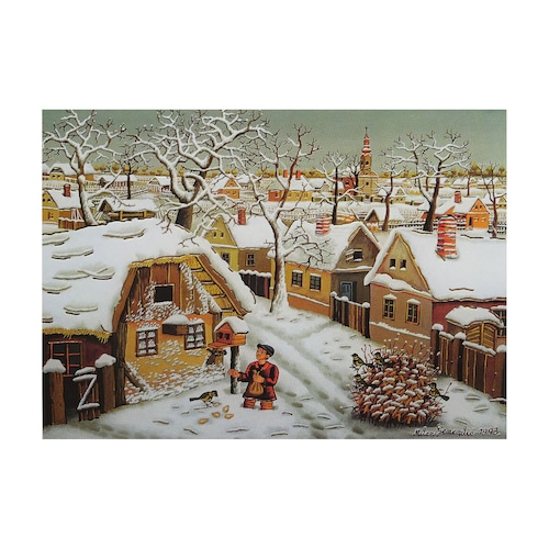 クリスマス ポストカード MILAN GENERALIC LAG-1218 LUKA