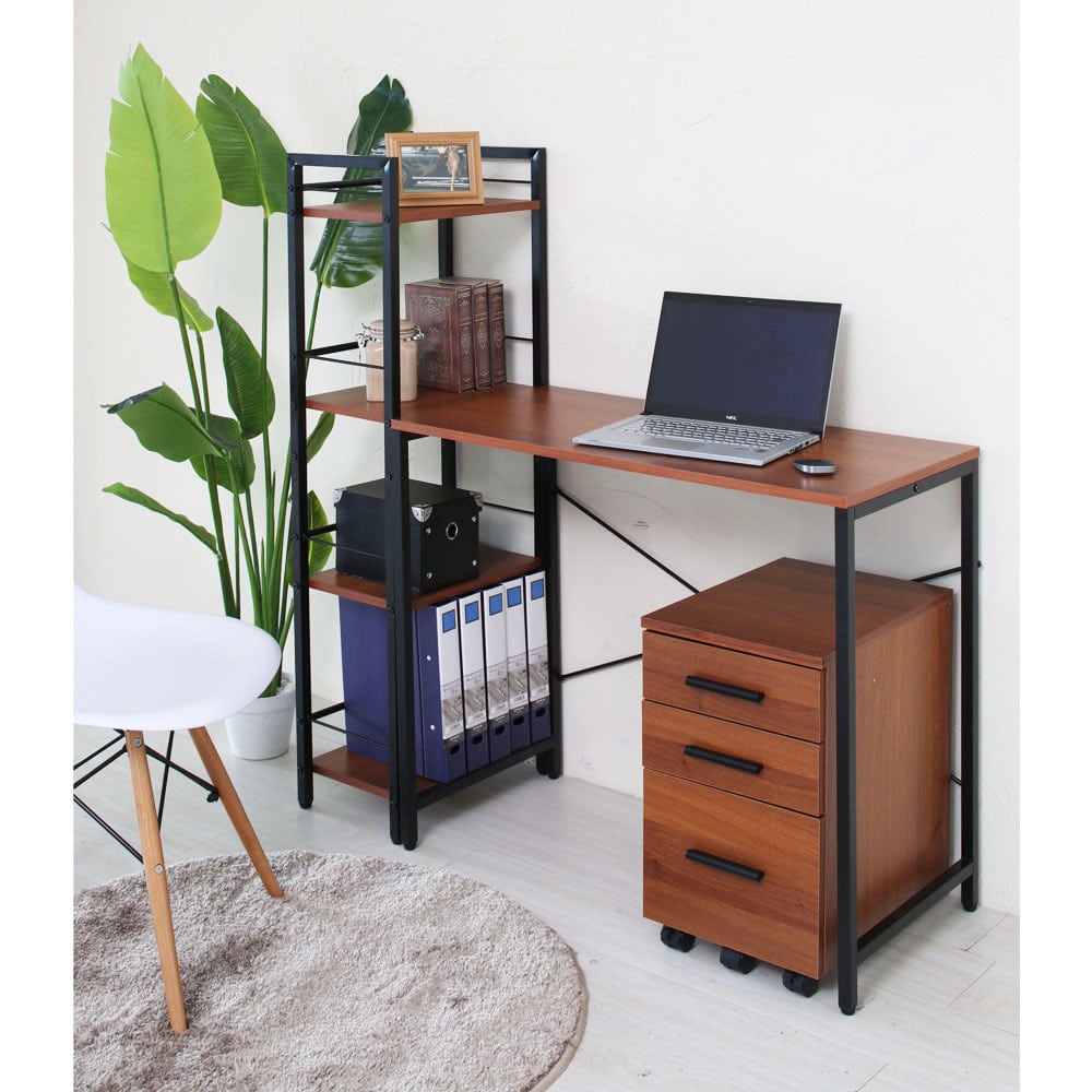 ジャスティスデスクラック09/4段/木目