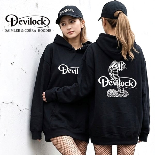 DEVILOCK デビロック「DAIMLER & COBRA HOODIE」プルオーバーパーカー