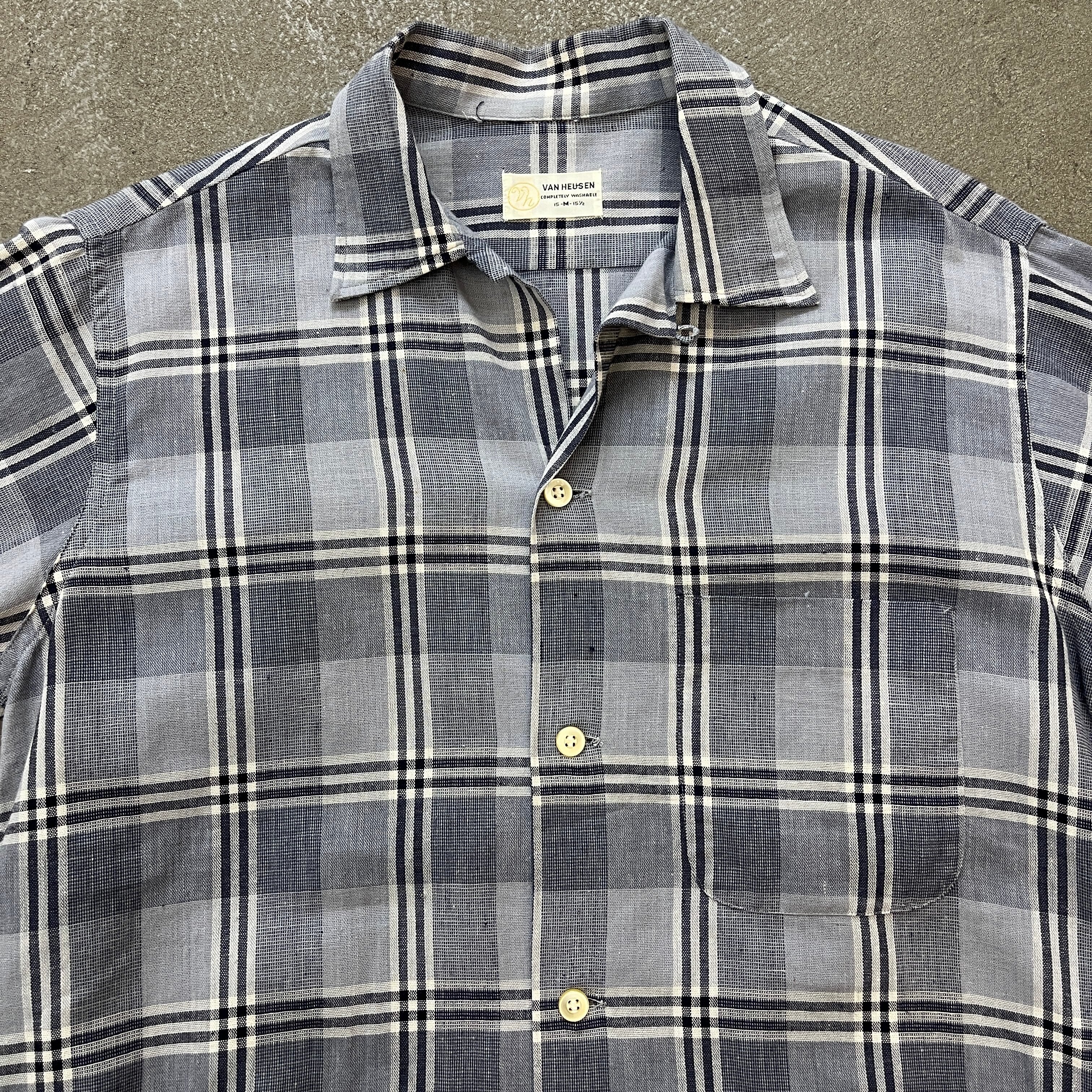 60s VAN HEUSEN Cotton Shirt 60年代 ヴァンヒューセン コットン