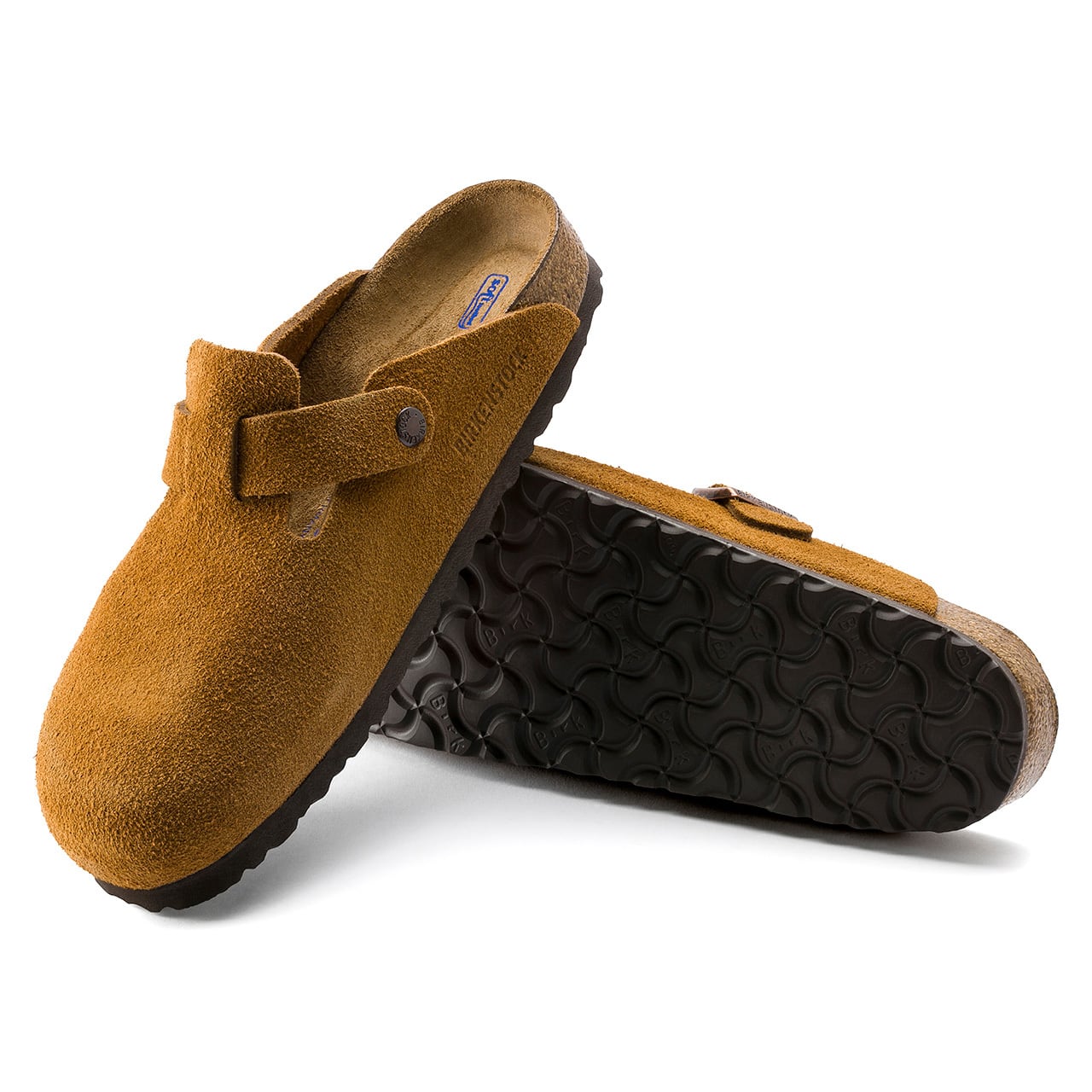 シルバー/レッド BIRKENSTOCK ビルケン38 BOSTON ボストン サンダル