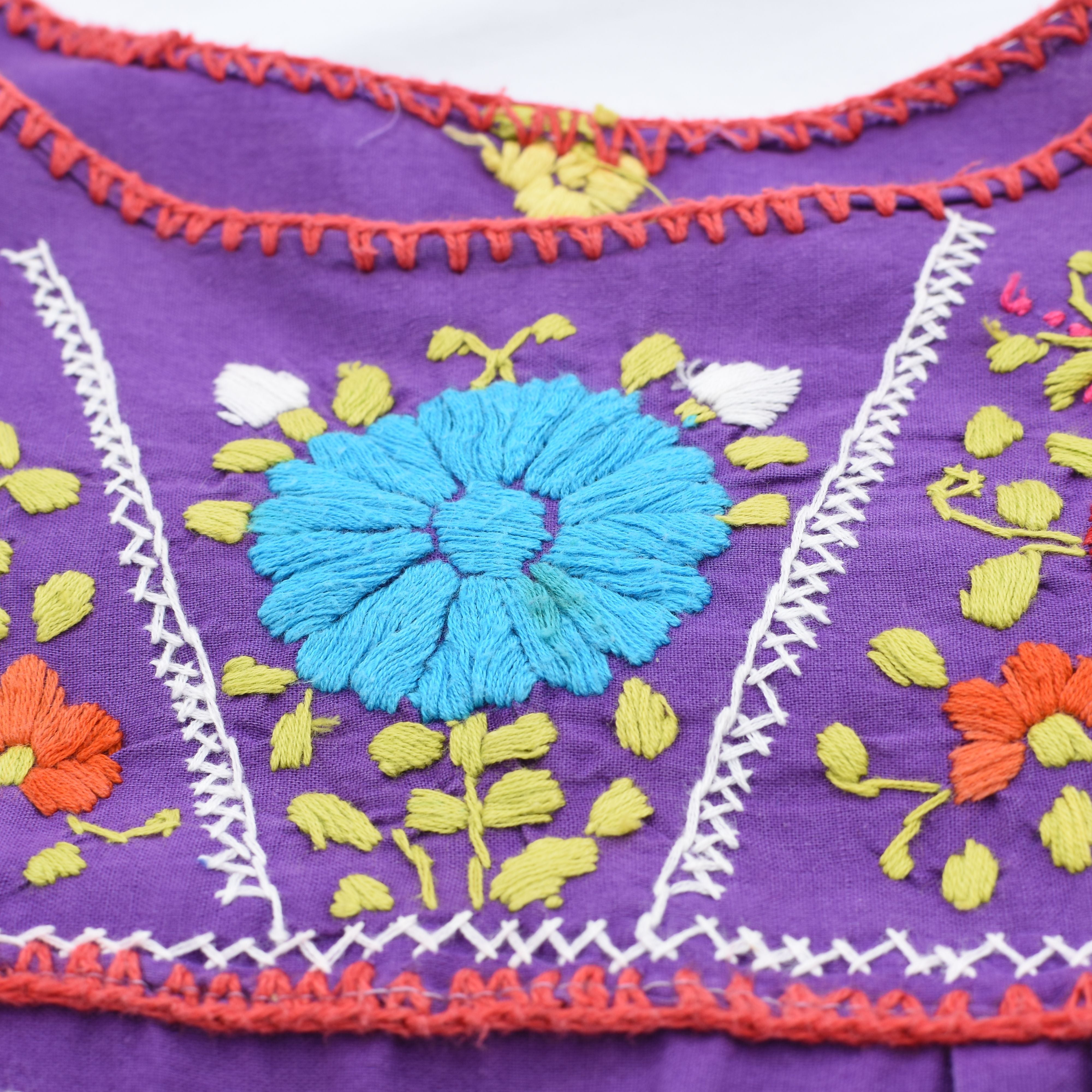 vintage embroidery Mexican one-piece PUR | 古着屋 grin days memory