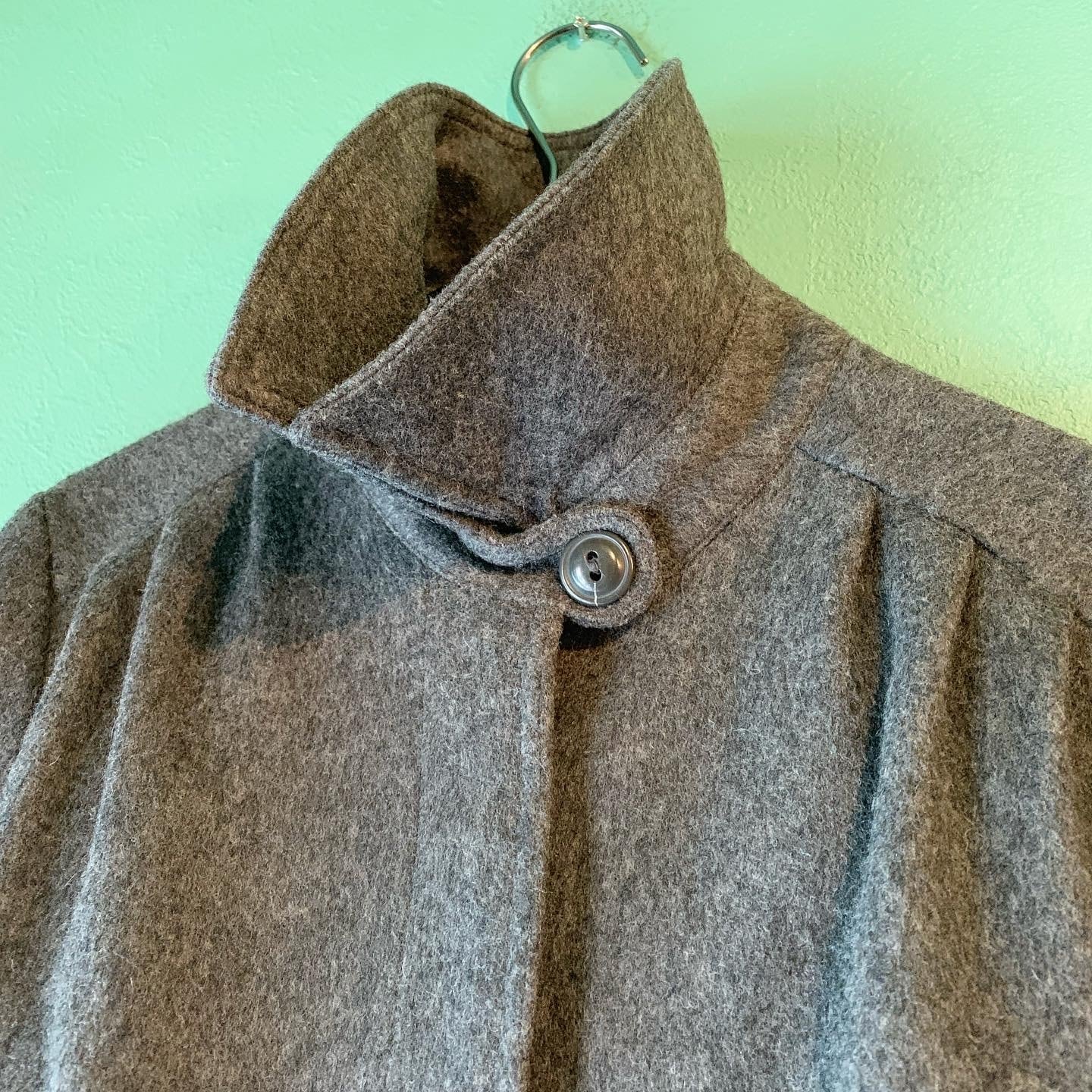 ポーランド製 A.P.C. ウールコート アーペーセー 美品 ステンカラー