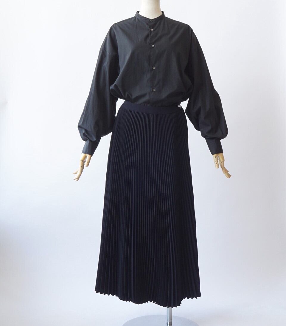 グラフペーパー Graphpaper プリーツロングスカート フレア