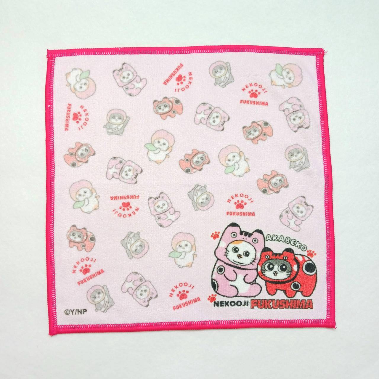ねこに転生したおじさん福島 ハンカチ | TORCH-Online Shop-
