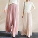 ワイドパンツ レディース 夏 冷感 春夏秋冬 ボトムス パンツ ウェストゴム 涼感素材 レディース長ズボン ガウチョパンツ ロング丈 ゴム 春夏 無地 体型カバー 脚長 ハイウエスト 薄手 ゆったり