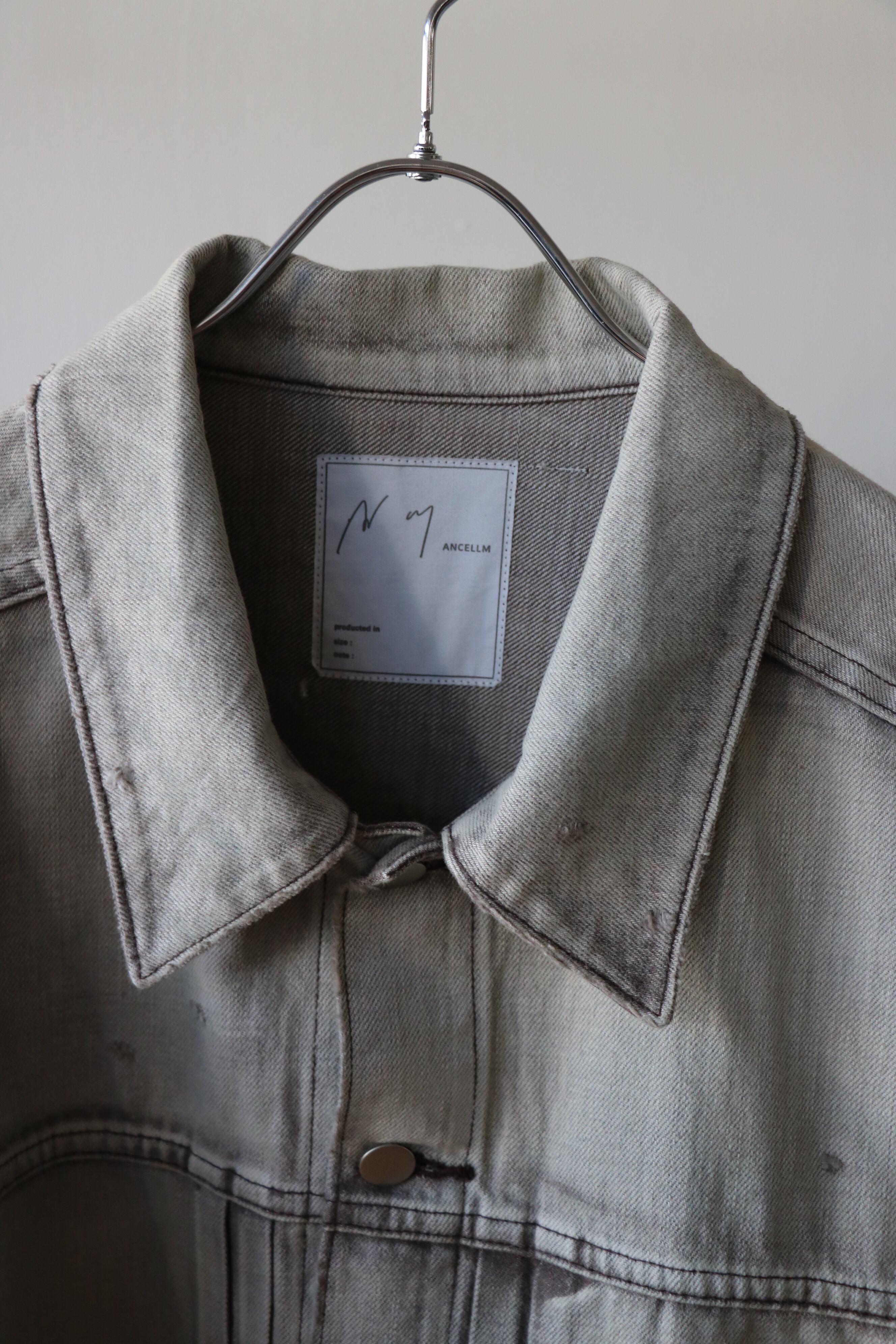 Ancellm -LAYERING COLOR DENIM JACKET- / ANC-JK67 / アンセルム