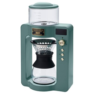 【在庫処分】ぼん家具 コーヒーマシン 蒸らし機能 オンタイマー 1L 珈琲 オート スレートグリーン