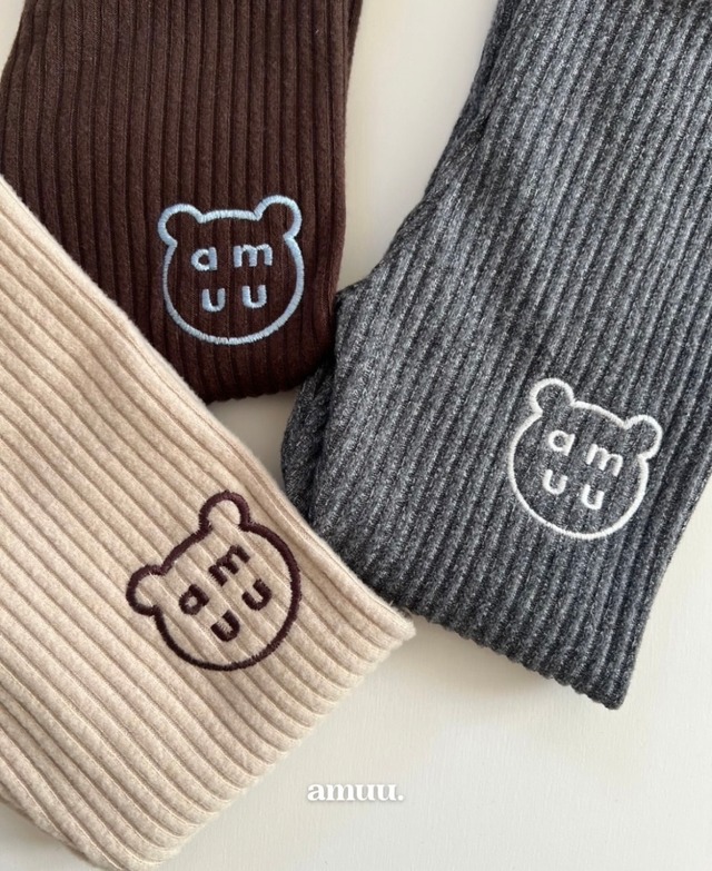 【即納】amuu mochi bear eggings