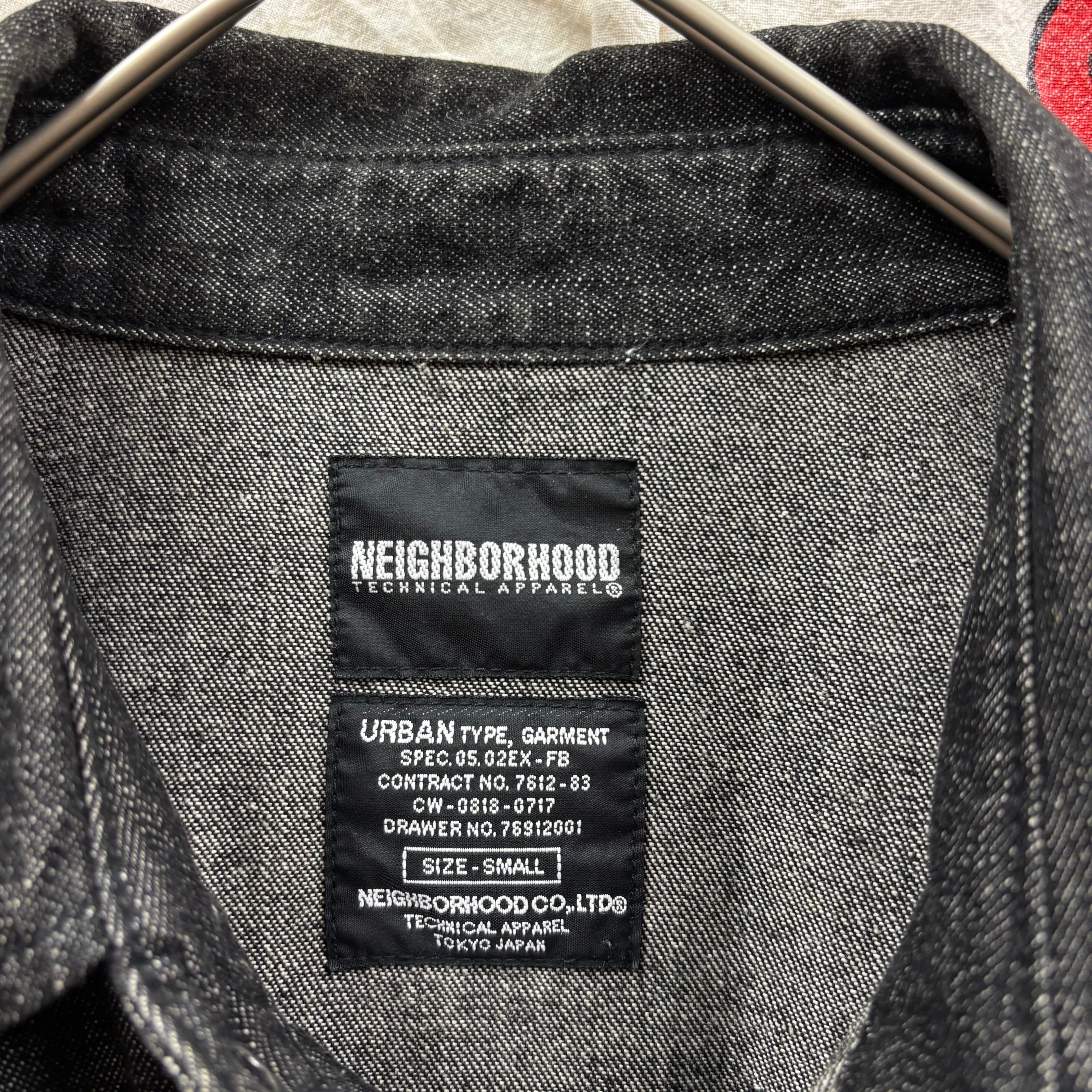 NEIGHBORHOOD/ウエスタン/ダンガリーシャツ/デニムシャツ　Lサイズ NEIGHBORHOOD バック刺繍 ロゴ ダンガリー デニム ウエスタンシャツ