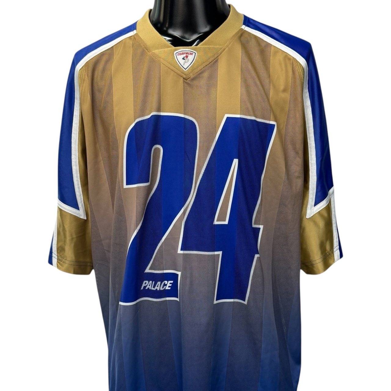 【PALACE SKATEBOARDS】パレス スケートボード MESHY STRIPE JERSEY