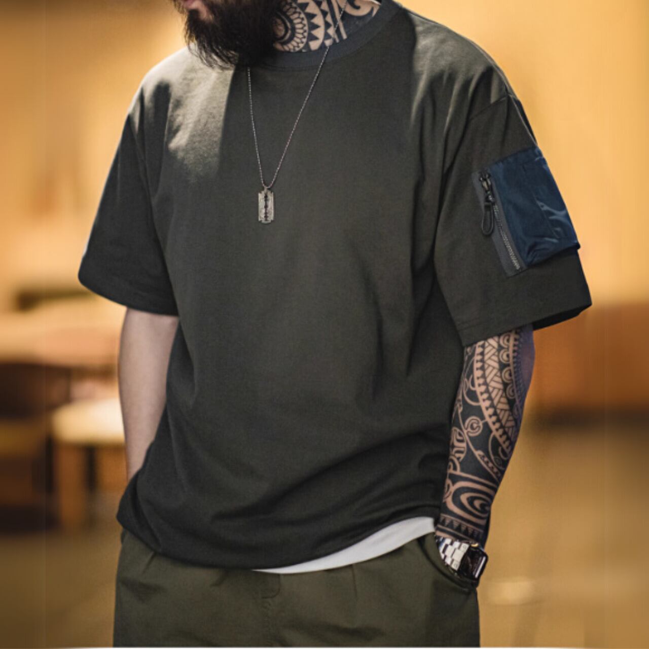 原西 フィッシングクラブ ドライTシャツ Lサイズ 黒 ビッグサイズ【HFC