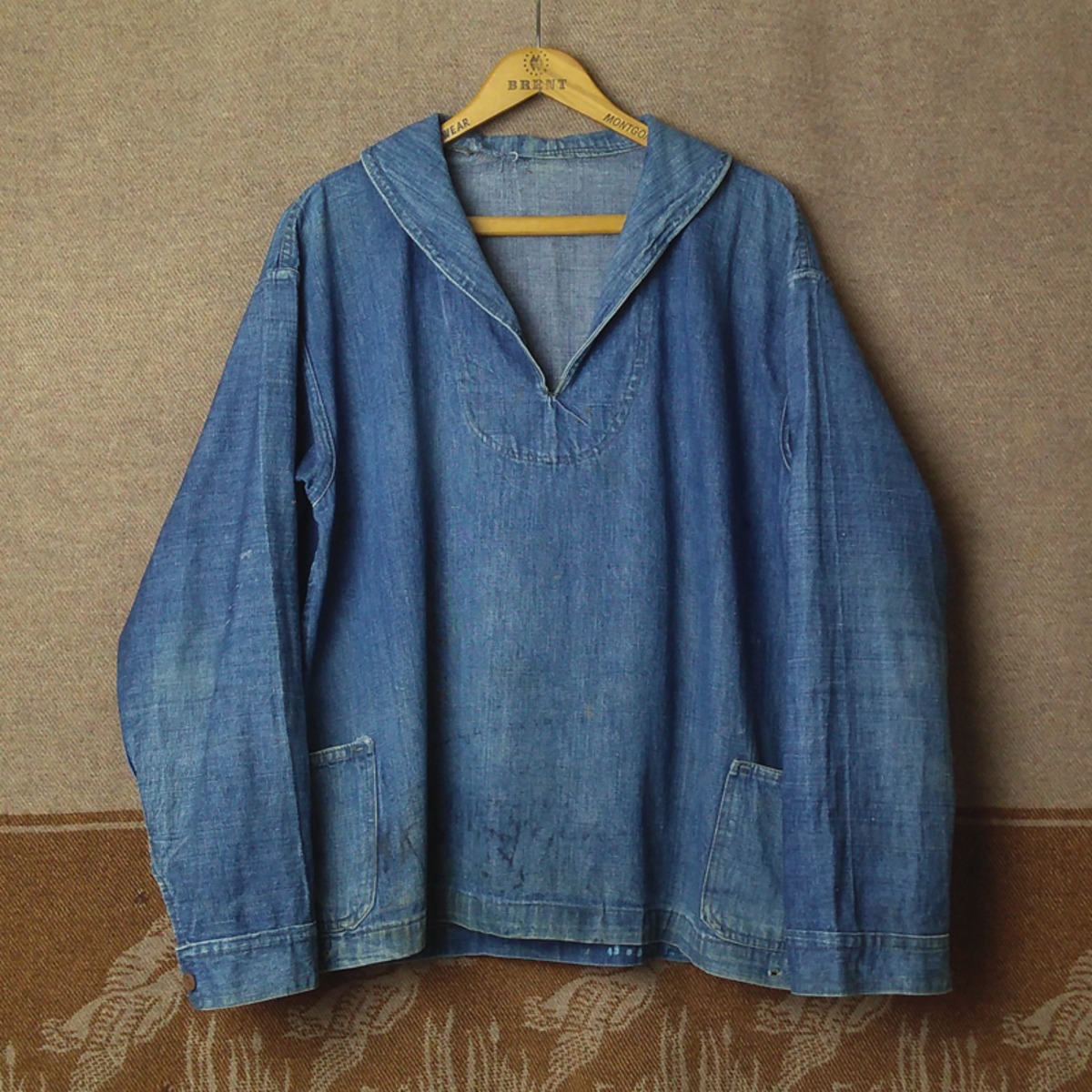 WW1 1910s～ U.S.NAVY DUNGAREES Pullover Denim Jacket | Wonder Wear 