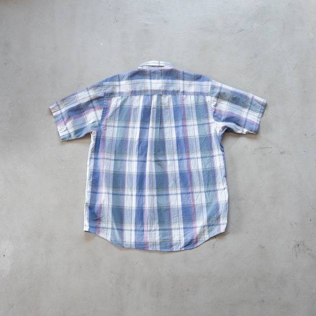 "417 by VAN HEUSEN" used Plaid s/s shirt