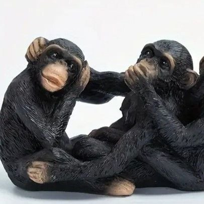 オブジェ 見ざる猿 聞か猿 言わ猿 フィギュア 置物 かわいい